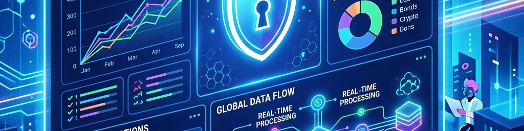 A clean, modern enterprise dashboard